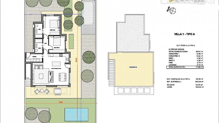 Nouvelle construction - Villa - Fuente Álamo - Hacienda Del Álamo Golf
