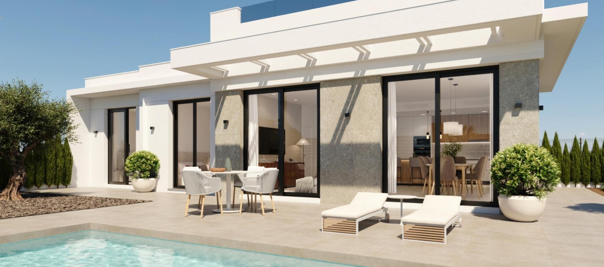 Nouvelle construction - Villa - Fuente Álamo - Hacienda Del Álamo Golf