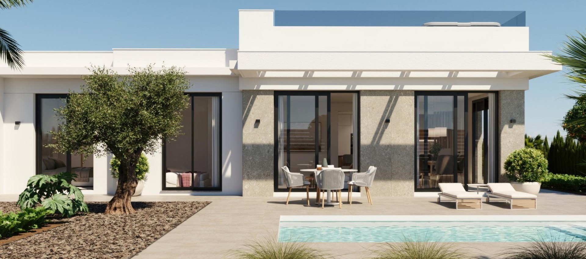 Nouvelle construction - Villa - Fuente Álamo - Hacienda Del Álamo Golf