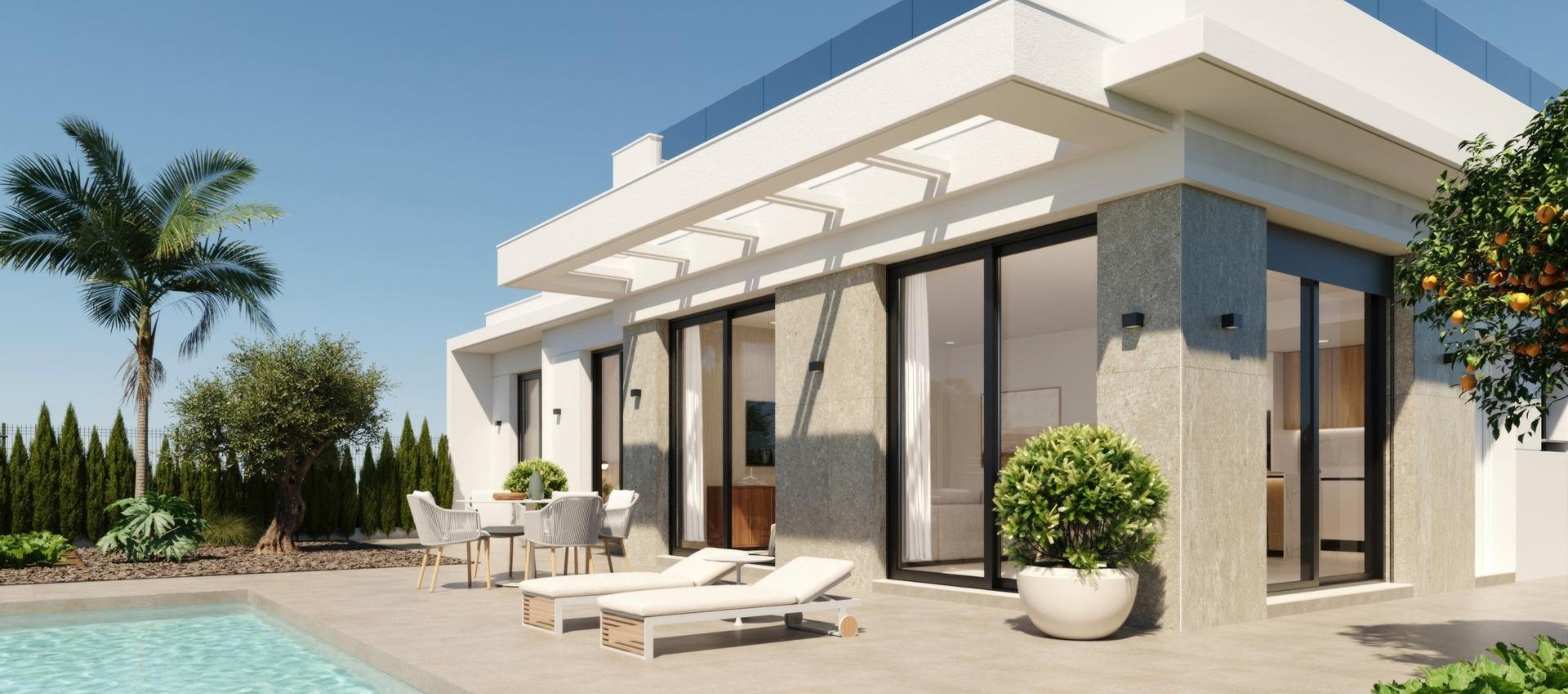 Nouvelle construction - Villa - Fuente Álamo - Hacienda Del Álamo Golf