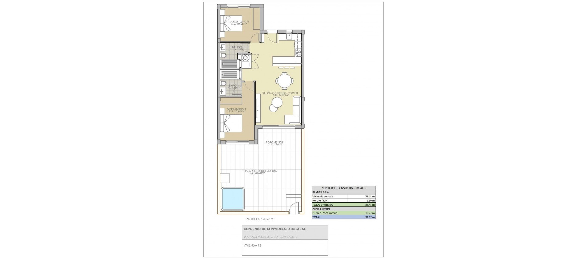 Nueva construcción  - Bungalow - Rojales - Pueblo
