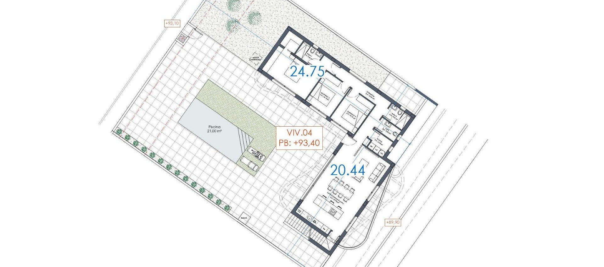 Nueva construcción  - Villa - Algorfa - La Finca Golf