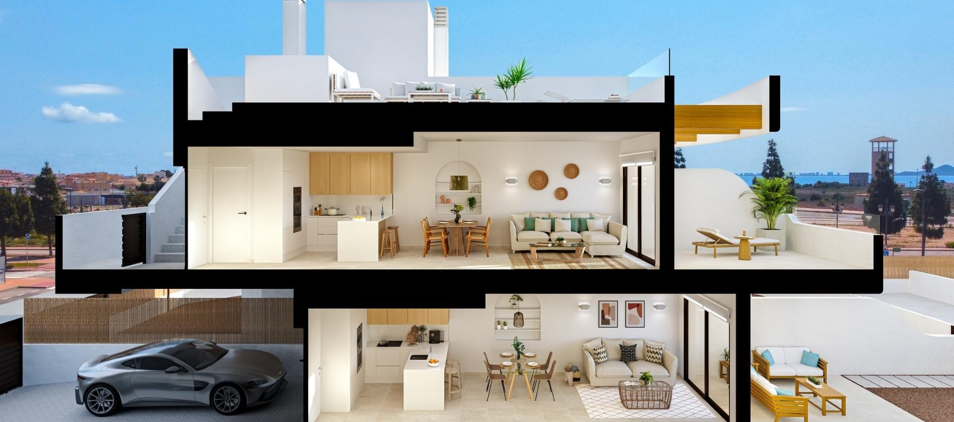 Nouvelle construction - Bungalow - Los Alcazares - La Serena Golf