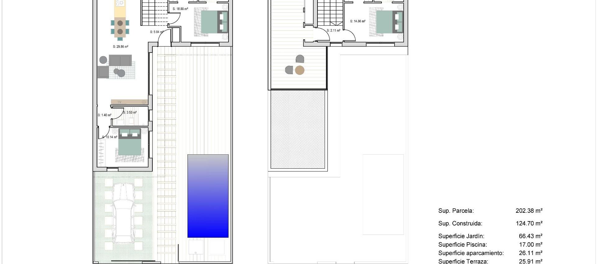 Nouvelle construction - Town House - San Javier - Parque del doce