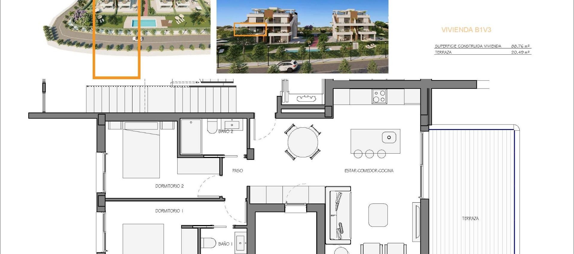 Nouvelle construction - Appartement - Fuente Álamo - Hacienda del Alamo