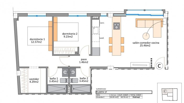 Nouvelle construction - Appartement - San Pedro del Pinatar - Lo Pagan