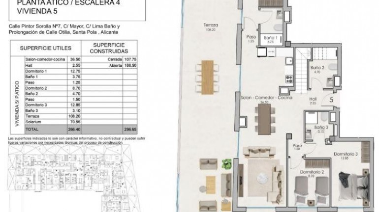 Nueva construcción  - Ático - Santa Pola - Estacion de autobuses