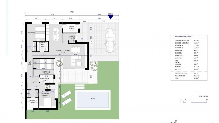 Nueva construcción  - Villa - Banos y Mendigo - Altaona Golf
