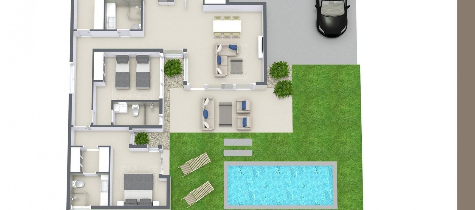 Nueva construcción  - Villa - Banos y Mendigo - Altaona Golf