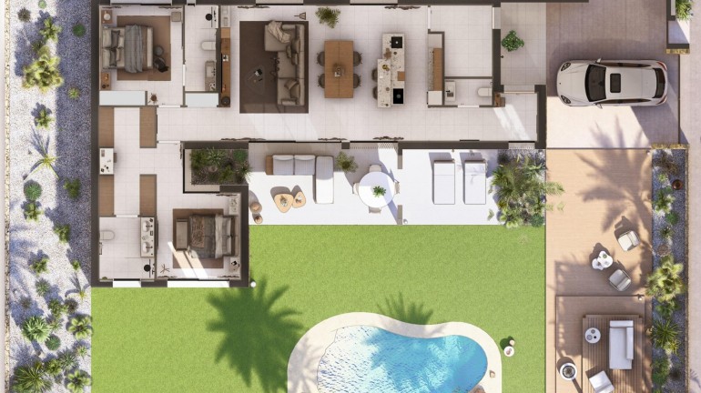 New Build - Villa - Banos y Mendigo - Altaona Golf