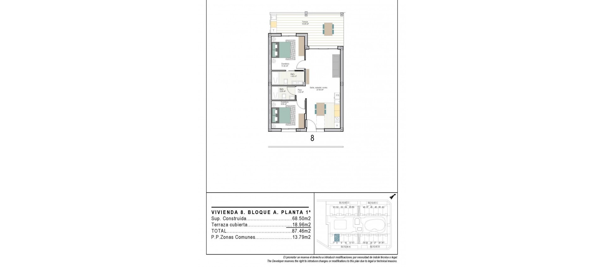 New Build - Apartment / flat - Torre Pacheco - San Cayetano