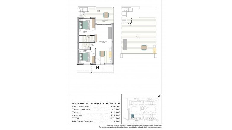 Nouvelle construction - Attique - Torre Pacheco - San Cayetano