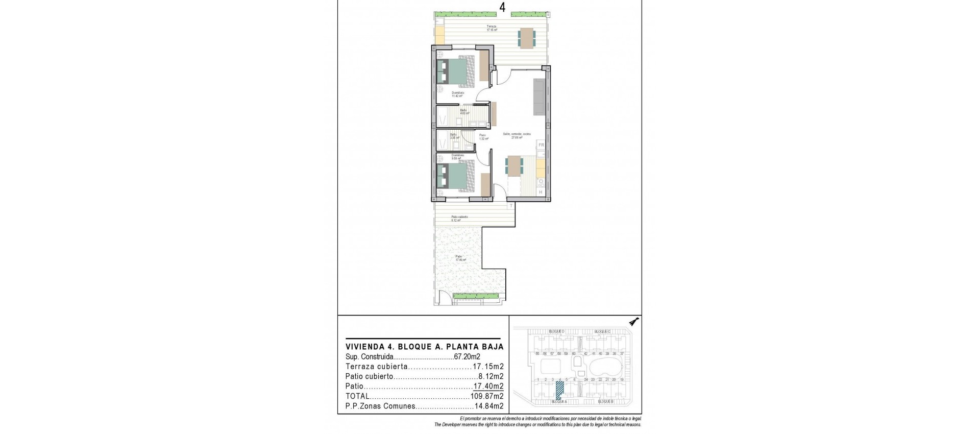 Nouvelle construction - Appartement - Torre Pacheco - San Cayetano