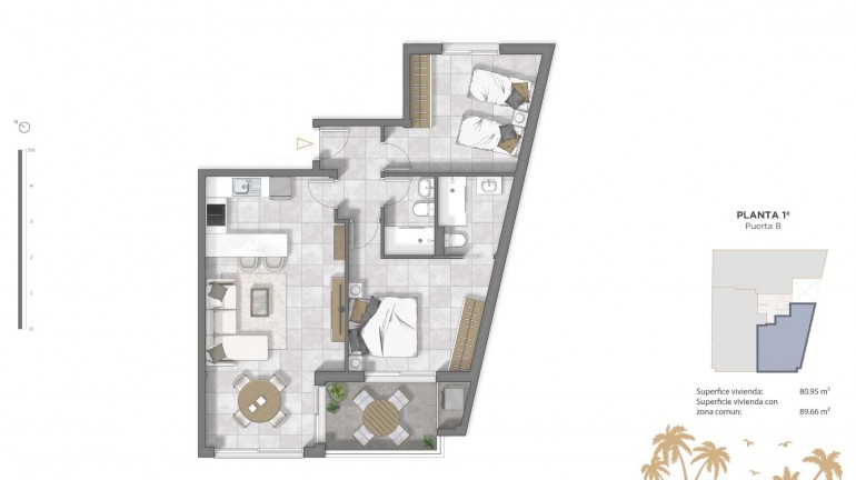 New Build - Apartment / flat - Guardamar del Segura - Pueblo