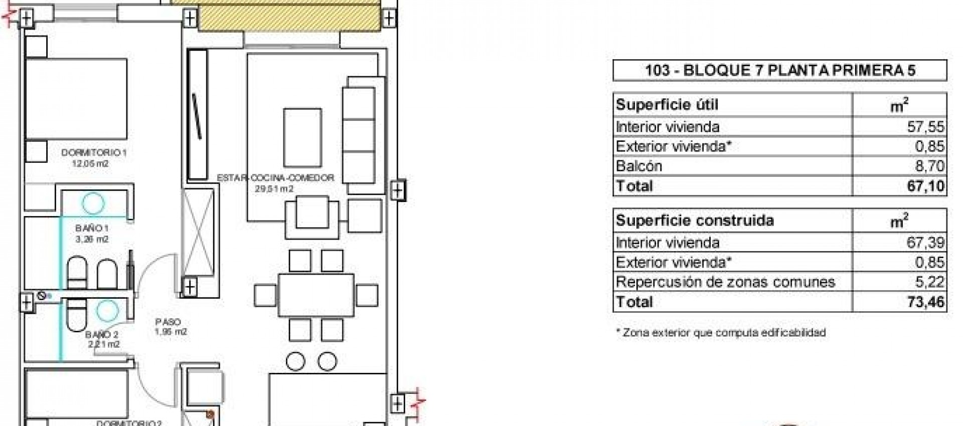 Nouvelle construction - Appartement - Vera - El Playazo