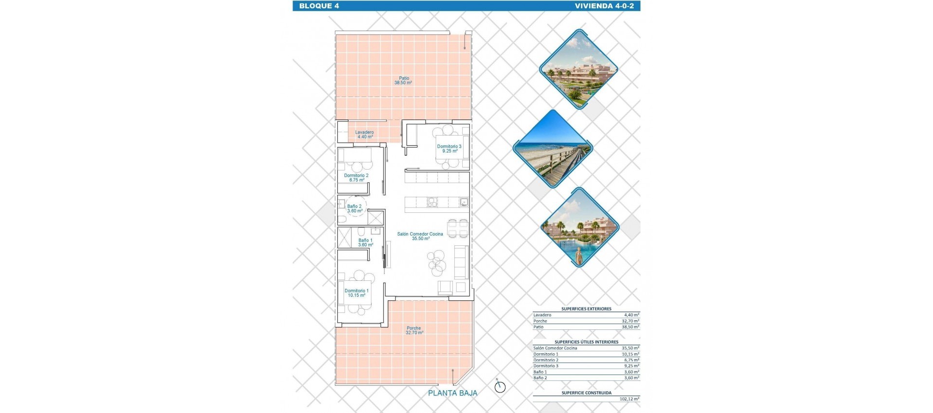 Nouvelle construction - Appartement - Pilar de la Horadada - Lo Monte