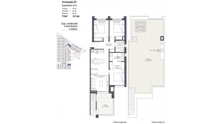 Nouvelle construction - Attique - Los Alcazares - Serena Golf