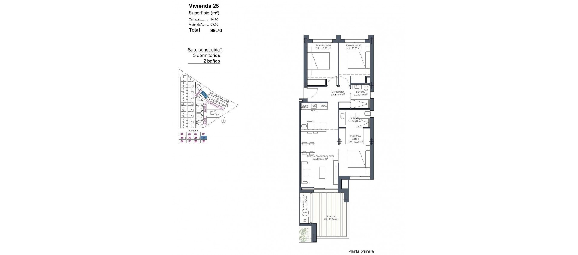 Nouvelle construction - Appartement - Los Alcazares - Serena Golf