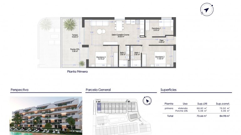 Nouvelle construction - Appartement - San Javier - Santiago De La Ribera