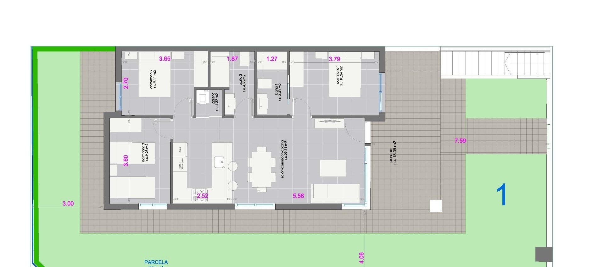 New Build - Bungalow - Pilar de la Horadada - pueblo