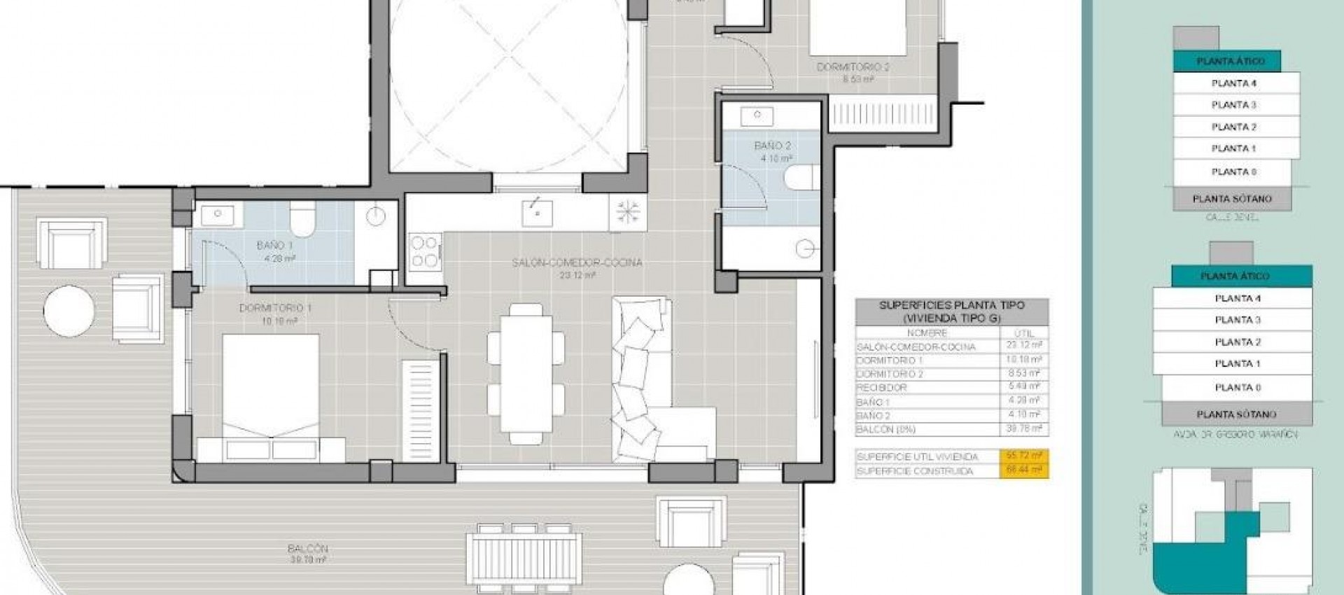 Nouvelle construction - Attique - Torrevieja - El acequión