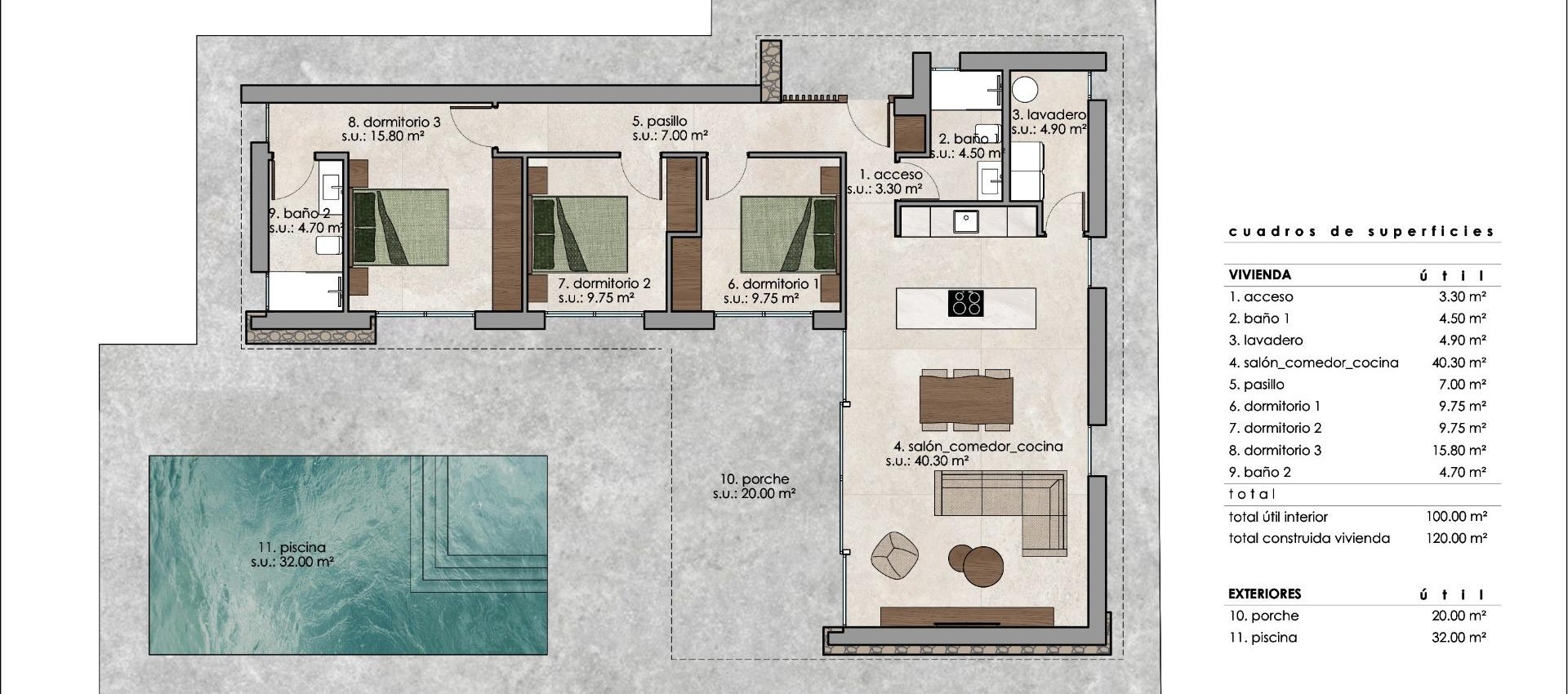 Nouvelle construction - Villa - Pinoso - Lel