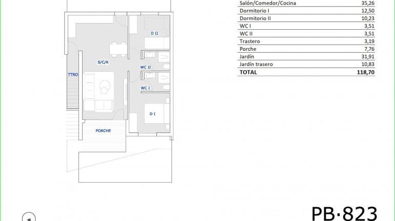 New Build - Bungalow - San Miguel de Salinas - Pueblo