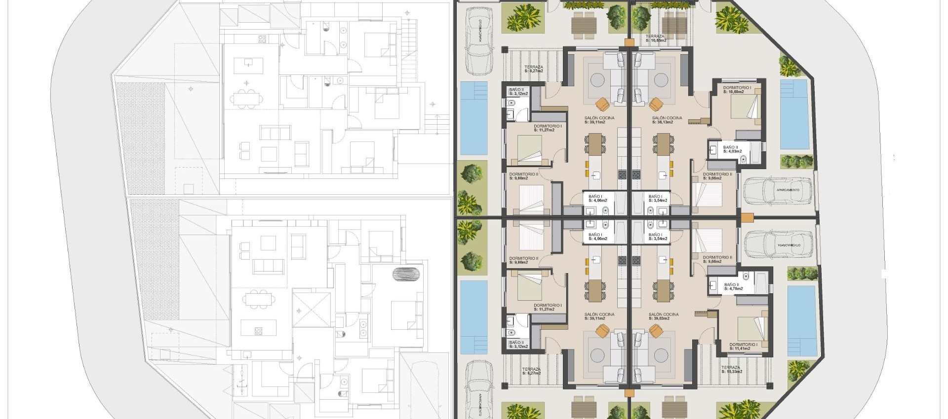 New Build - Quad House - Torre Pacheco - El Alba